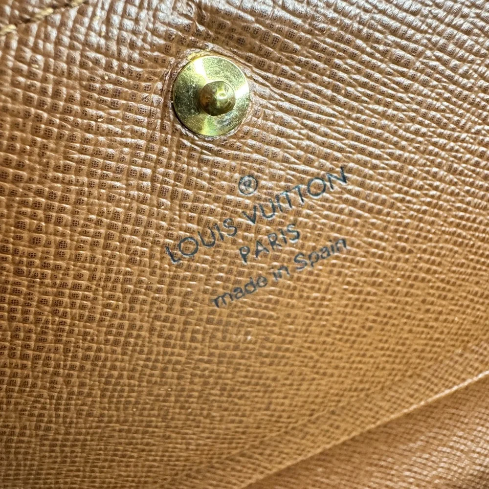 Louis Vuitton Monogram Porte Monnaie Tresor Wallet
